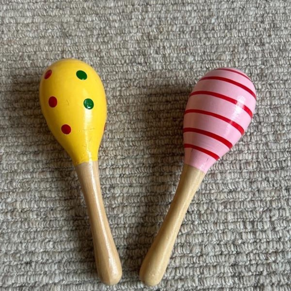 Wooden music shakers